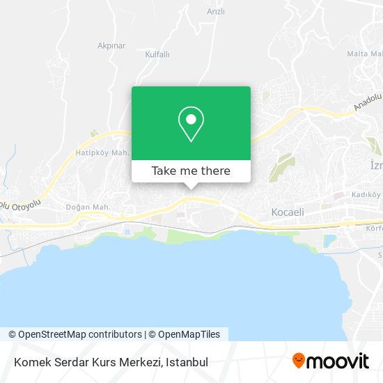 Komek Serdar Kurs Merkezi map