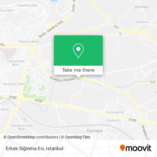 Erkek Siğinma Evi map