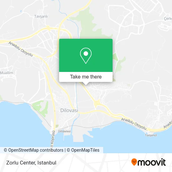 Zorlu Center map