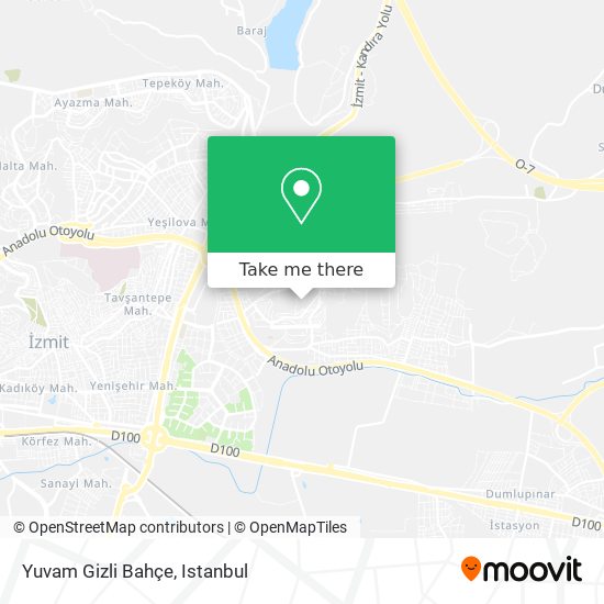 Yuvam Gizli Bahçe map