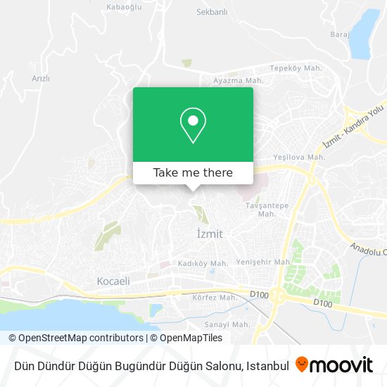 Dün Dündür Düğün Bugündür Düğün Salonu map