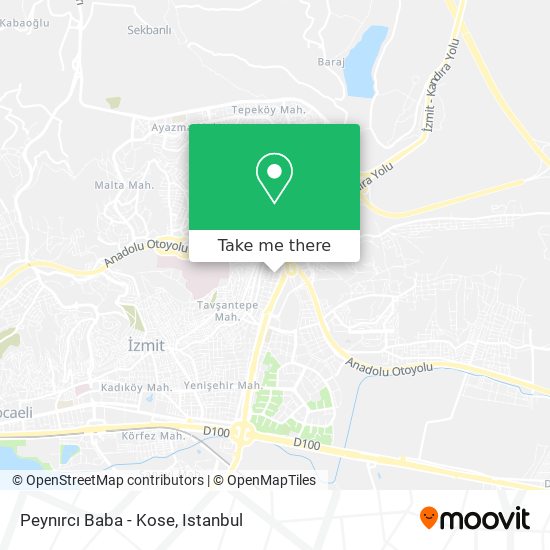 Peynırcı Baba - Kose map