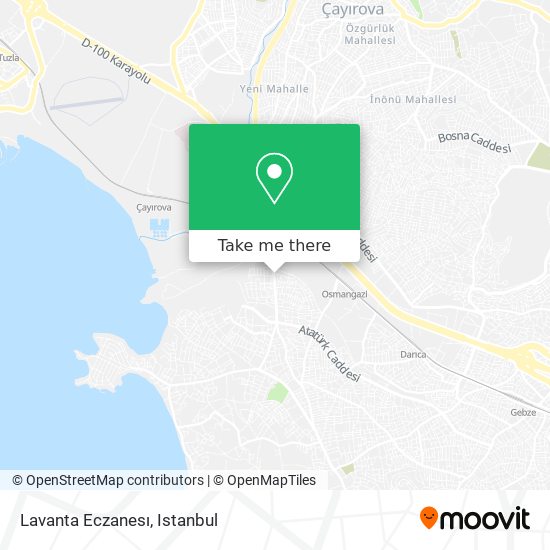 Lavanta Eczanesı map