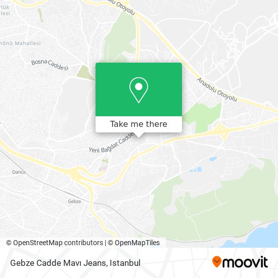 Gebze Cadde Mavı Jeans map