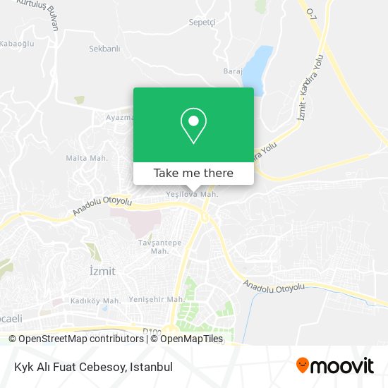 Kyk Alı Fuat Cebesoy map