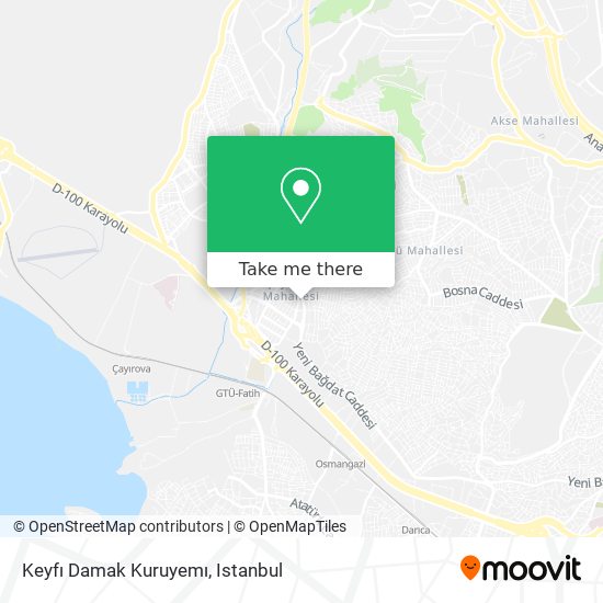 Keyfı Damak Kuruyemı map