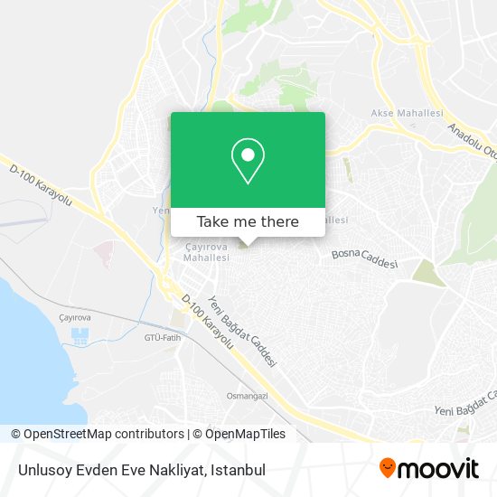 Unlusoy Evden Eve Nakliyat map