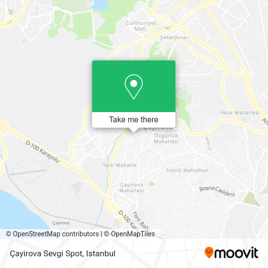 Çayirova Sevgi Spot map