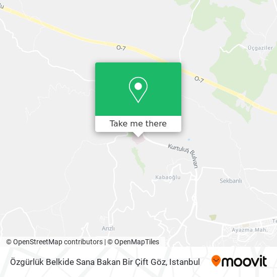 Özgürlük Belkide Sana Bakan Bir Çift Göz map