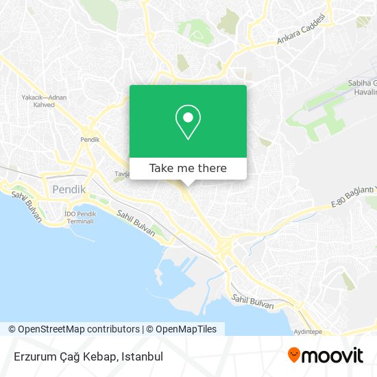 Erzurum Çağ Kebap map