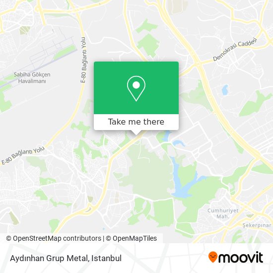 Aydınhan Grup Metal map