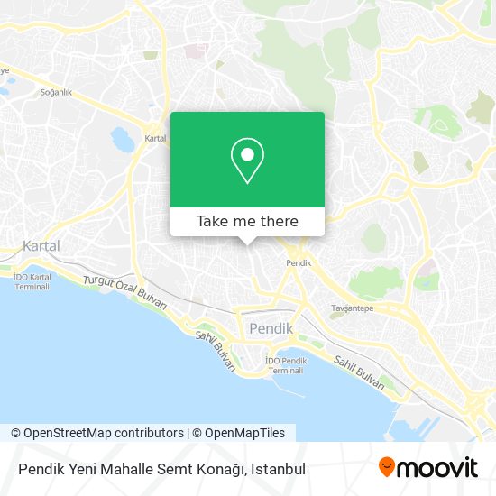 Pendik Yeni Mahalle Semt Konağı map