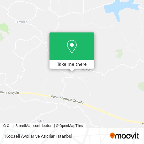 Kocaeli Avcılar ve Atıcılar map