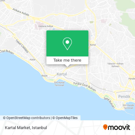 Kartal Market map