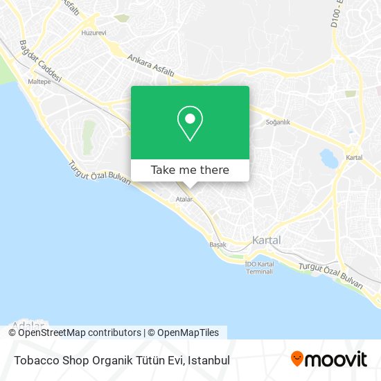 Tobacco Shop Organik Tütün Evi map