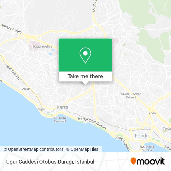 Uğur Caddesi Otobüs Durağı map