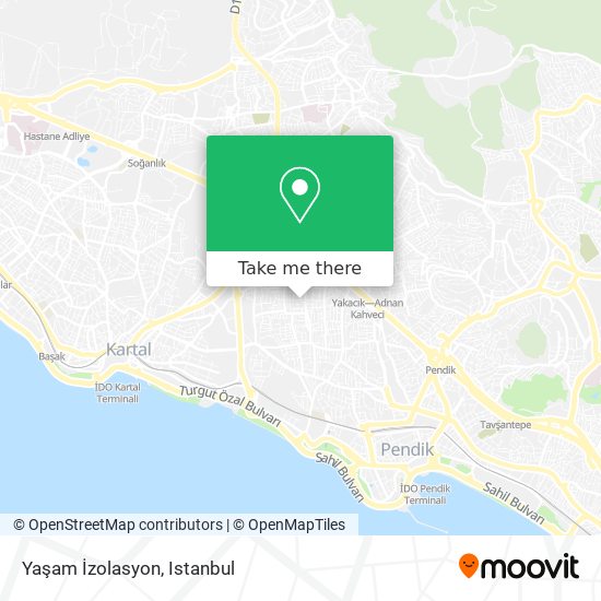 Yaşam İzolasyon map