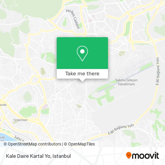 Kale Daıre Kartal Yo map