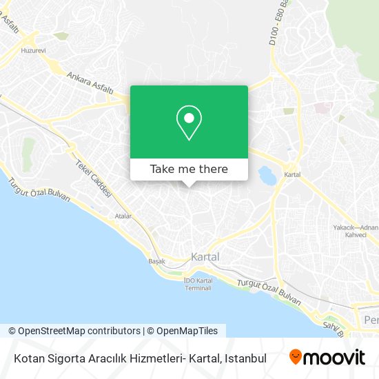 Kotan Sigorta Aracılık Hizmetleri- Kartal map