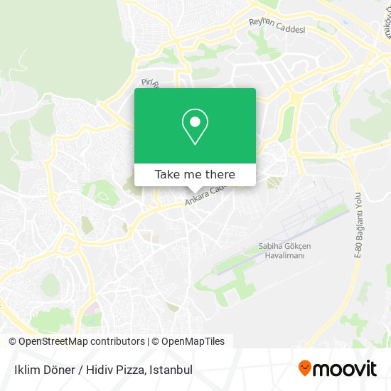 Iklim Döner / Hidiv Pizza map