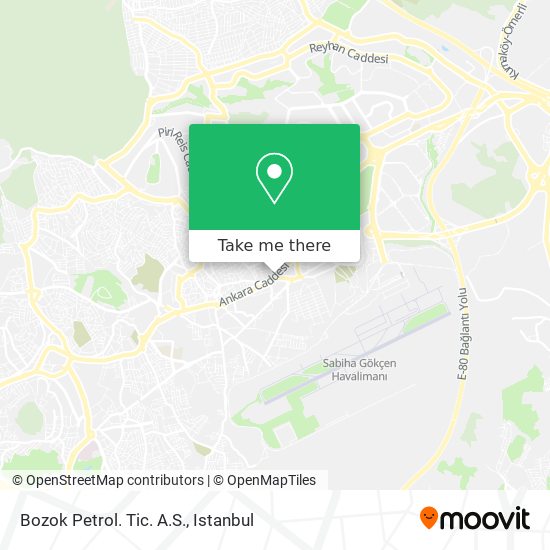 Bozok Petrol. Tic. A.S. map