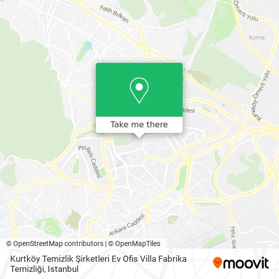Kurtköy Temizlik Şirketleri Ev Ofis Villa Fabrika Temizliği map