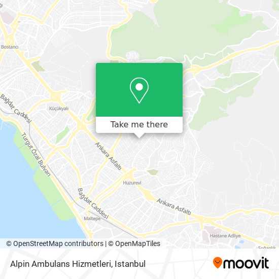Alpin Ambulans Hizmetleri map
