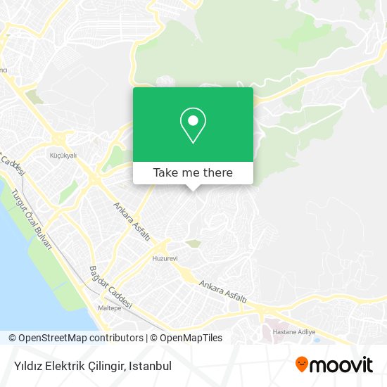 Yıldız Elektrik Çilingir map