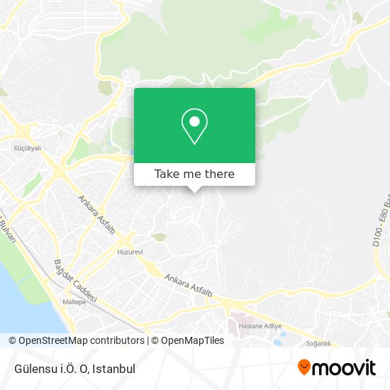 Gülensu i.Ö. O map