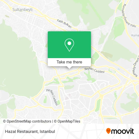 Hazal Restaurant map