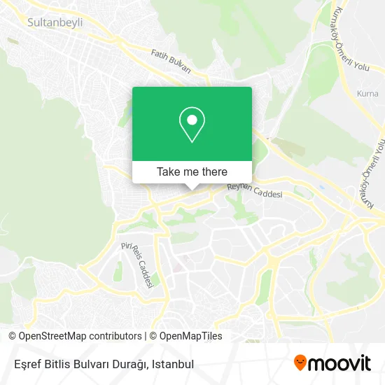 Eşref Bitlis Bulvarı Durağı map