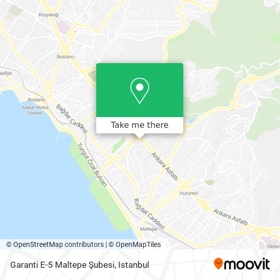 Garanti E-5 Maltepe Şubesi map