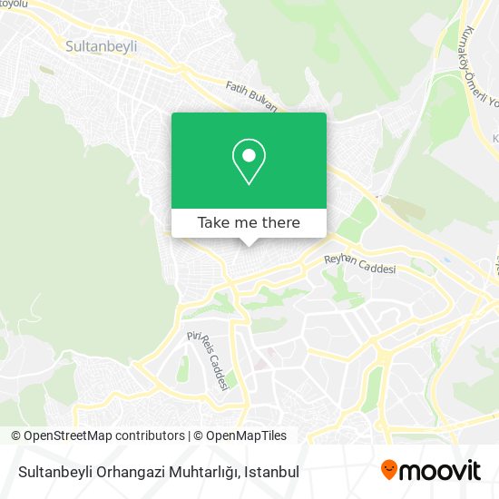 Sultanbeyli Orhangazi Muhtarlığı map