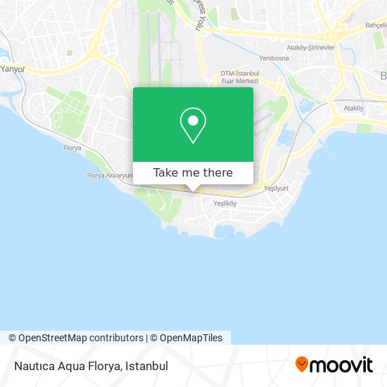 Nautıca Aqua Florya map