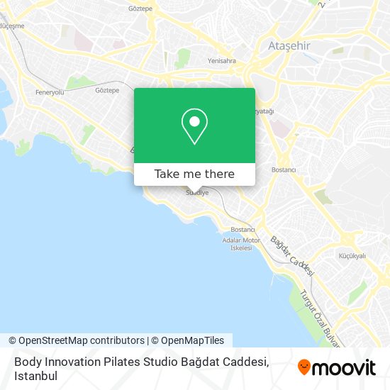 Body Innovation Pilates Studio Bağdat Caddesi map