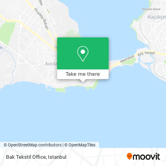 Bak Tekstil Office map