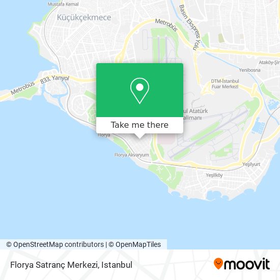 Florya Satranç Merkezi map