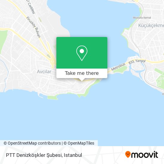 PTT Denizköşkler Şubesi map