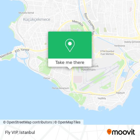 Fly VIP map