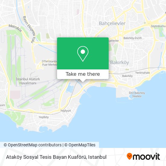 Ataköy Sosyal Tesis Bayan Kuaförü map