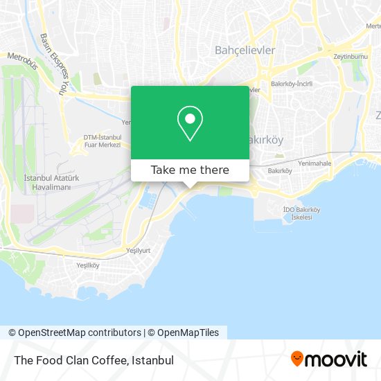 The Food Clan Coffee map