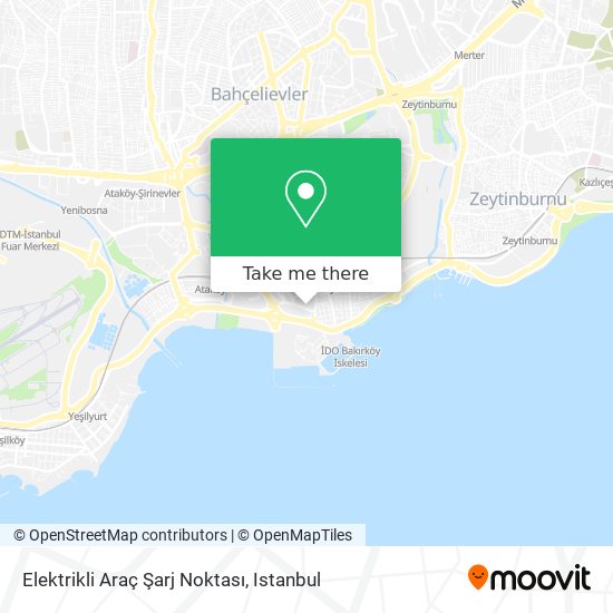 Elektrikli Araç Şarj Noktası map