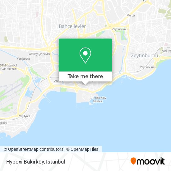 Hypoxi Bakırköy map