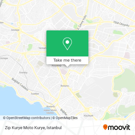 Zip Kurye Moto Kurye map