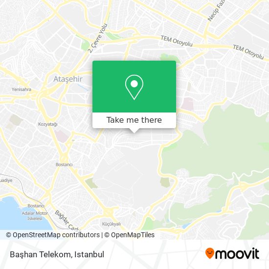 Başhan Telekom map