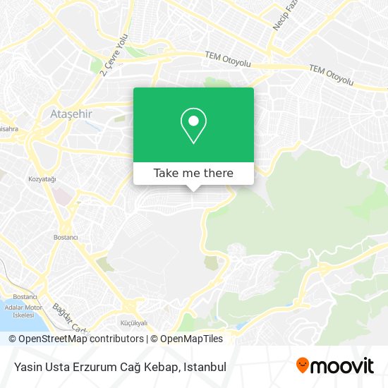 Yasin Usta Erzurum Cağ Kebap map