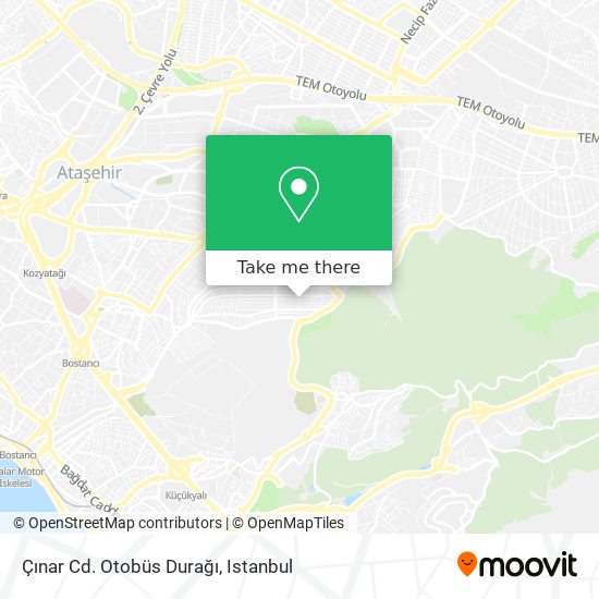 Çınar Cd. Otobüs Durağı map