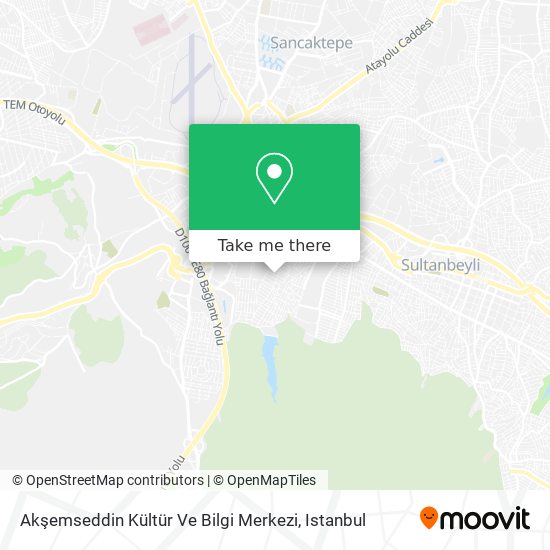 Akşemseddin Kültür Ve Bilgi Merkezi map