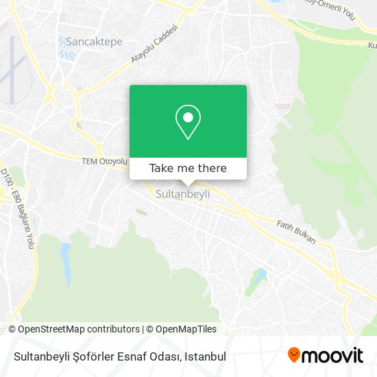 Sultanbeyli Şoförler Esnaf Odası map