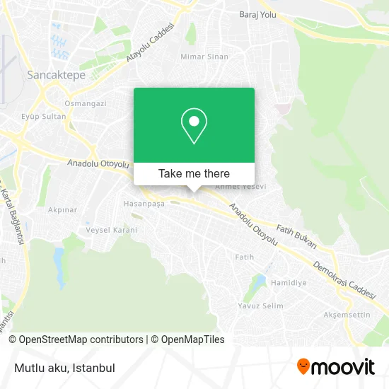Mutlu aku map